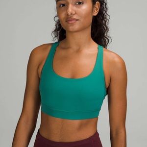 Lululemon Energy Bra in Teal Lagoon Size 6 NWT